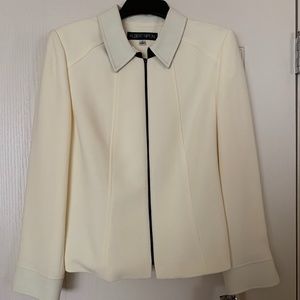 ALBERT NIPON OFF WHITE SUIT JACKET